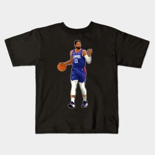 Paul George #13 Dribbles Kids T-Shirt